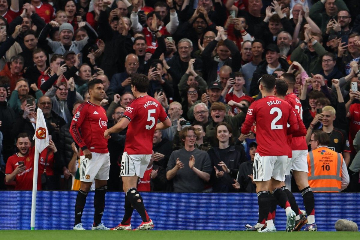 Liga Inggris, Man United, Brentford, Man United vs Brentford, Casemiro, Benjamin Sesko, Mathias Jensen, Liga Inggris 2025-2026, Manchester United, Harry Maguire, Pidato Harry Maguire Usai Hasil Man United Vs Brentford 2-1