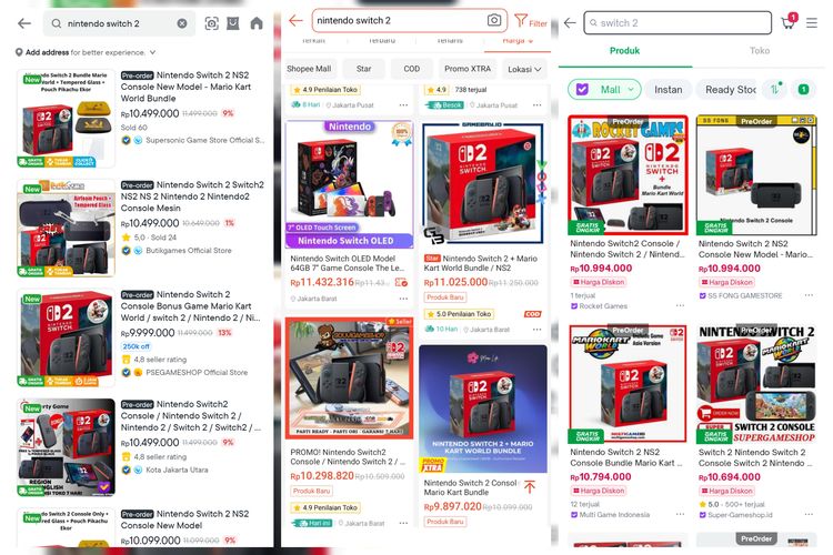Konsol, Nintendo, Switch 2, Indonesia, game, harga, Game, konsol, nintendo, Harga Nintendo Switch 2 di Indonesia Tembus Dua Digit