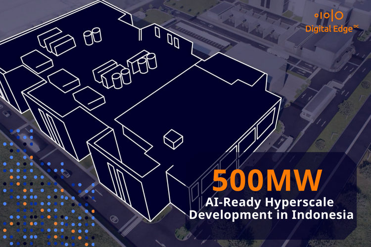 data center, Digital Edge, Digital Edge Investasi Rp 72 Triliun Bangun Data Center 500MW di Bekasi