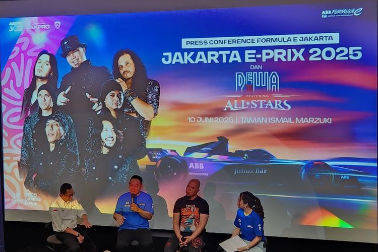 Jakarta E-Prix 2025, Dewa 19 All Stars, Jakpro, dewa 19 all stars, Jakarta E-Prix 2025, Kolaborasi Balap Listrik dan Konser Dewa 19 All Stars
