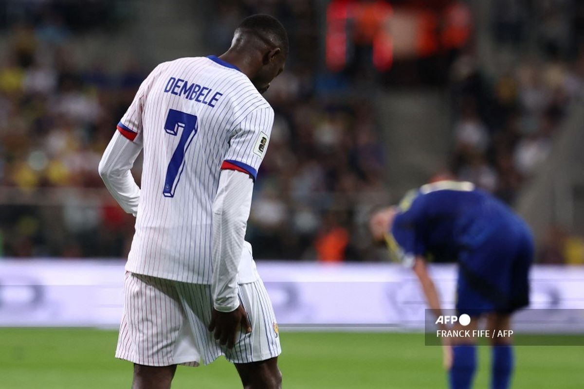 Timnas Perancis, Paris Saint-Germain, Ousmane Dembele, Desire Doue, Dembele dan Doue Cedera Bersama Timnas Perancis, PSG Murka