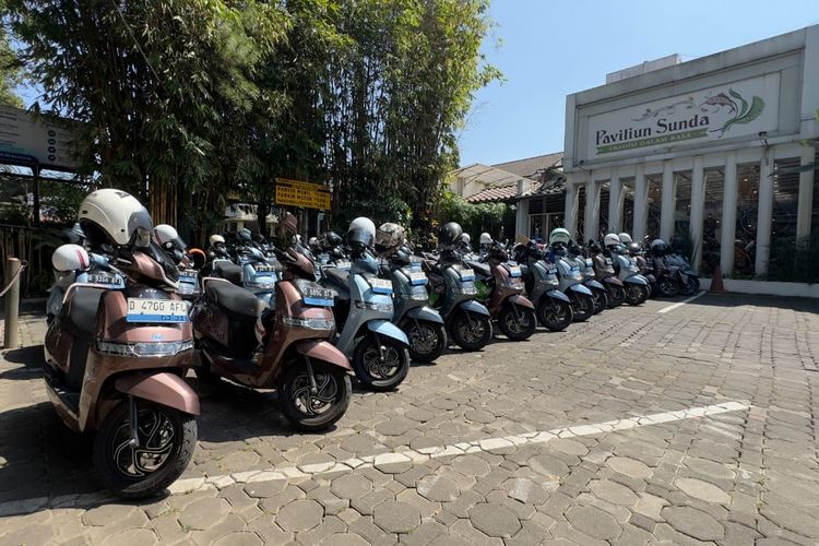 iQube S, TVS iQube S, motor listrik, TVS Gelar Riding iQube S Bareng Komunitas Bandung
