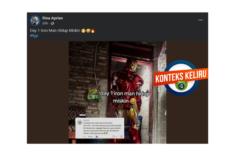 Iron Man, Tulungagung, Eko Purnomo, Ahmad Sahroni, eko purnomo seniman pembuat robot iron man, kostum Iron Man, patung Iron Man ahmad sahroni, Kostum Iron Man Buatan Eko Purnomo Viral, Dikira Hasil Jarahan Patung Ahmad Sahroni, Kostum Spons Disangka Patung Impor, Dari Hujatan hingga Banjir Pesanan, Dibanjiri Komentar Pedas Netizen, Jauh dari Lokasi Penjarahan