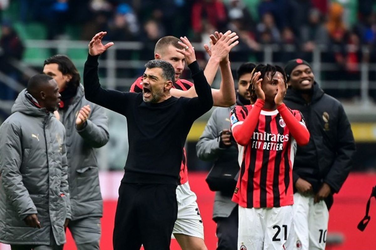 AC Milan, Antonio Conte, Liga Italia, Rafael Leao, Sergio Conceicao, napoli, serie a, milan, Napoli vs Milan, Prediksi Susunan Pemain Napoli Vs Milan di Liga Italia