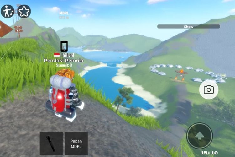 Game, mendaki, Puncak, Roblox, gunung, virtual, Serunya Mendaki Gunung di Roblox, Bertemu Pocong, Jembatan Bolong, hingga Pemandangan Indah, Pencarian game mendaki gunung di Roblox, Memulai proses pendakian, Menampilkan pemandangan indah, Beda Gunung Sunda dengan gunung lainnya, Seru, tapi...