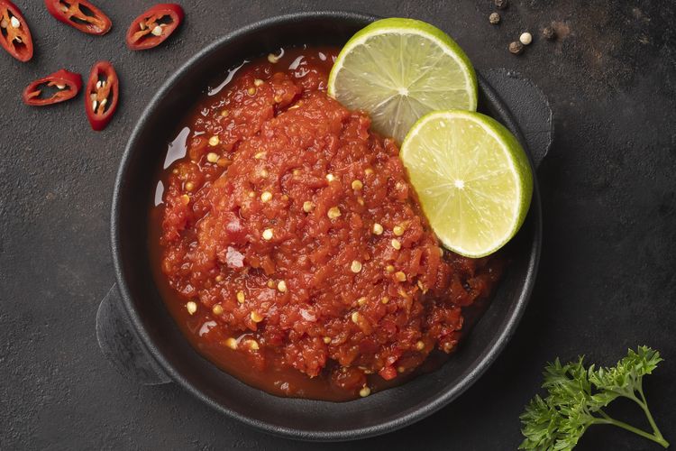 lauk, TasteAtlas, 10 Lauk Pendamping Khas Indonesia Terbaik Versi TasteAtlas, Ada Favoritmu?, 1. Perkedel, 2. Tempe Mendoan, 3. Nasi Kuning, 4. Sambal, 5. Tempe Goreng, 6. Sambal Matah, 7. Krupuk, 8. Krupuk Udang, 9. Nasi Timbel, 10. Tumis Kangkung