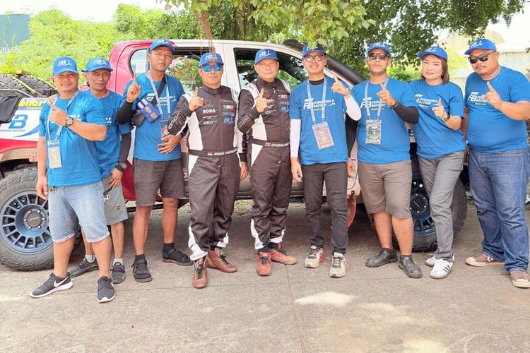aki mobil, AXCR, Asia Cross Country Rally, pereli, Pereli Indonesia Ukir Prestasi di Thailand, Juara Kelas AXCR 2025