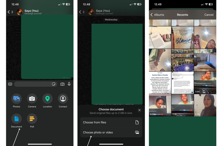 WhatsApp, Trik kirim video panjang di WhatsApp, Trik Kirim Video Panjang di WhatsApp agar Tidak Terpotong