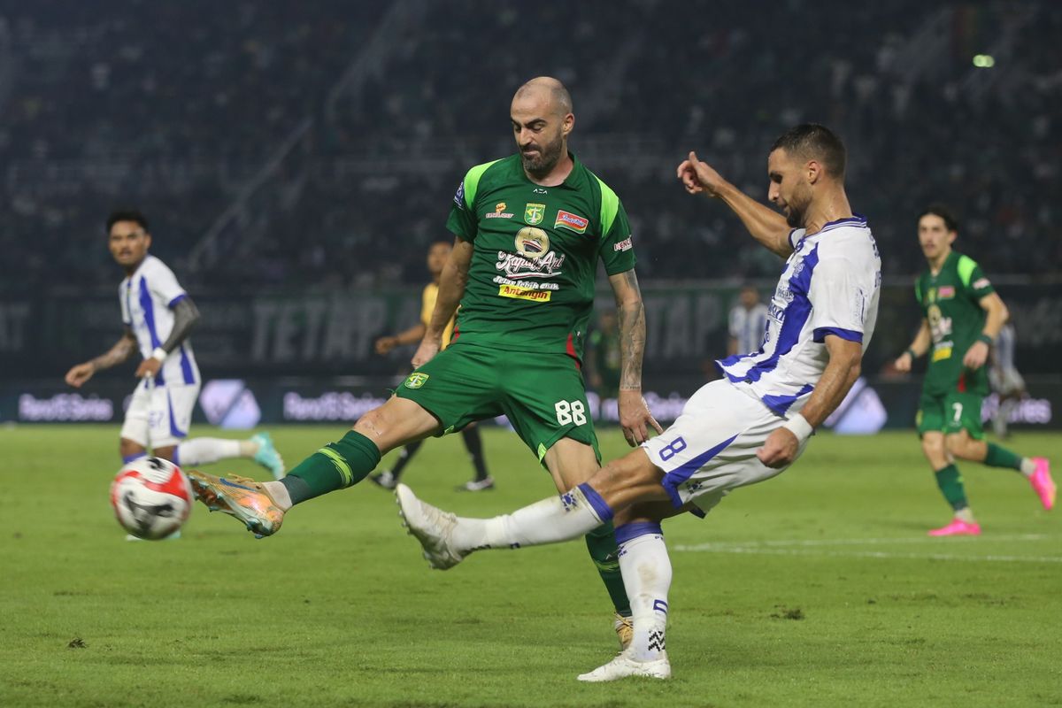 Persebaya, Persib Bandung, Francisco Rivera, Super League, Persebaya vs Persib, Hasil Persebaya Vs Persib 2-2: Gol Rivera Buyarkan 3 Poin Maung