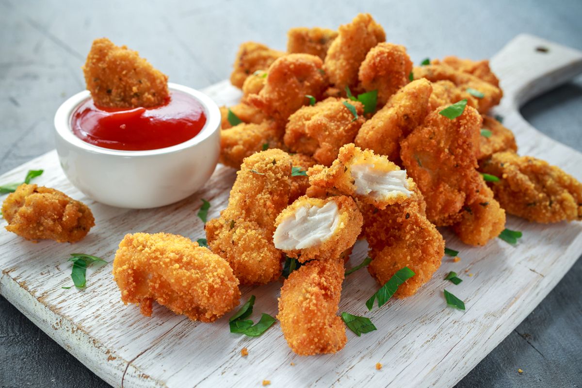 resep nugget ayam, resep nugget ayam wortel, resep nugget ayam sederhana, resep nugget ayam wortel anti gagal, resep nugget ayam wortel sederhana, cara membuat nugget ayam rumahan enak, Resep Nugget Ayam ala Rumahan, Pakai Wortel dan Baby Buncis