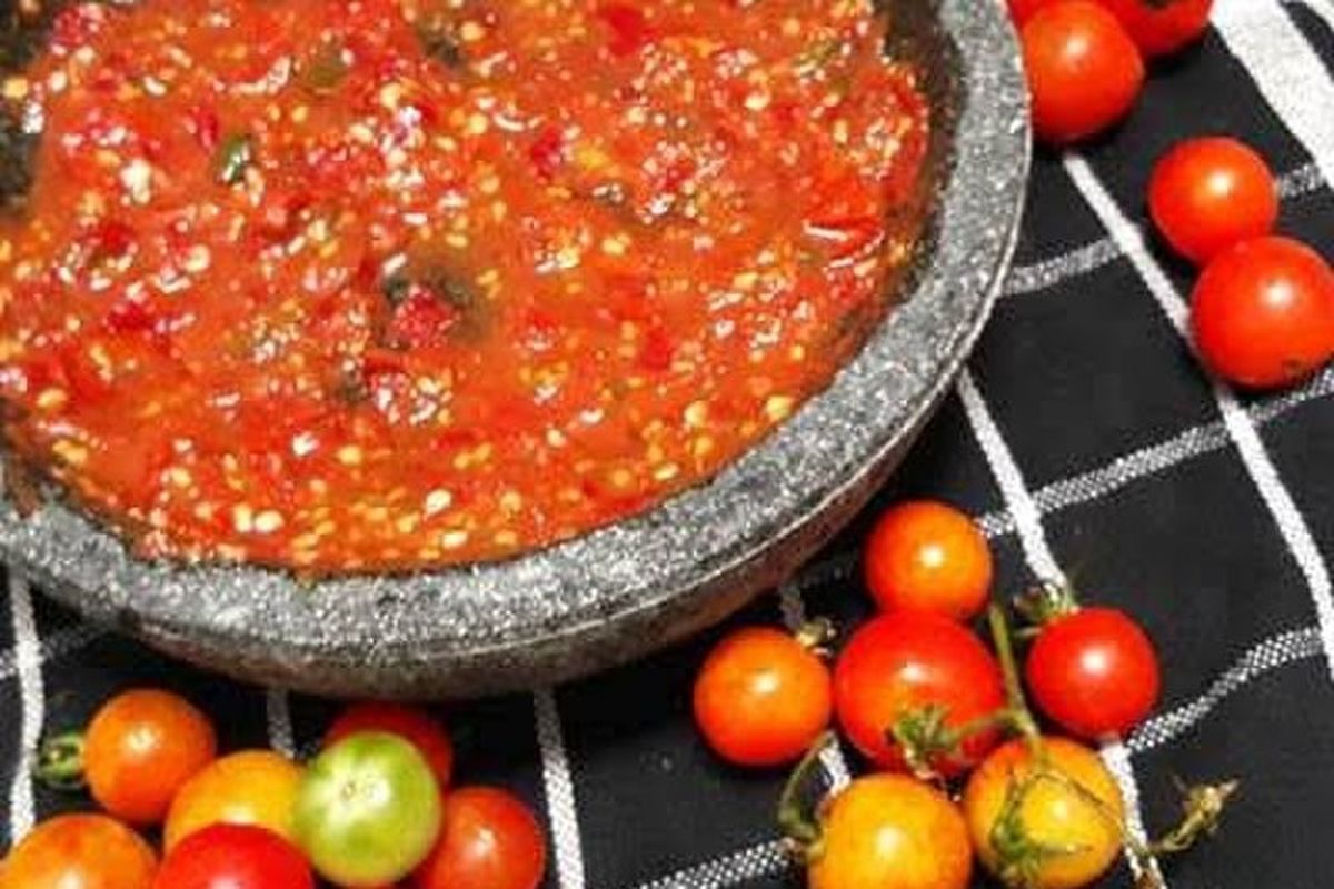 resep sambal rampai, resep sambal rampai lampung, sambal tradisional, bumbu sambal rampai, Resep Sambal Rampai Khas Lampung Segar dan Pedas, Cuma 5 Bahan