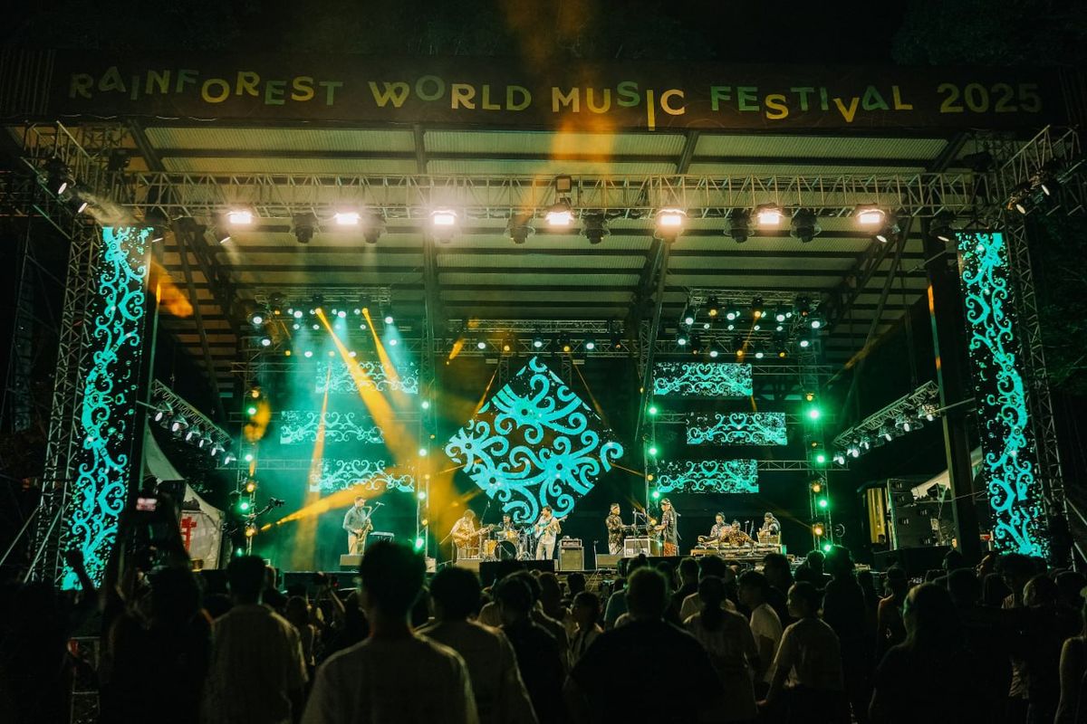Rainforest World Music Festival, Sarawak, Malaysia, budaya lokal, festival musik, wisata berkelanjutan, RWMF 2025 Berakhir Sukses dengan Pesan Persatuan dan Aksi Lingkungan