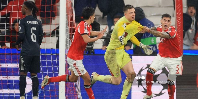 Liga Champions, Benfica, Real Madrid, Benfica vs Real Madrid, UEFA Champions League, Anatoliy Trubin, Jose Mourinho, Benfica Vs Real Madrid, Jose Mourinho: Raja yang Terluka Itu Berbahaya
