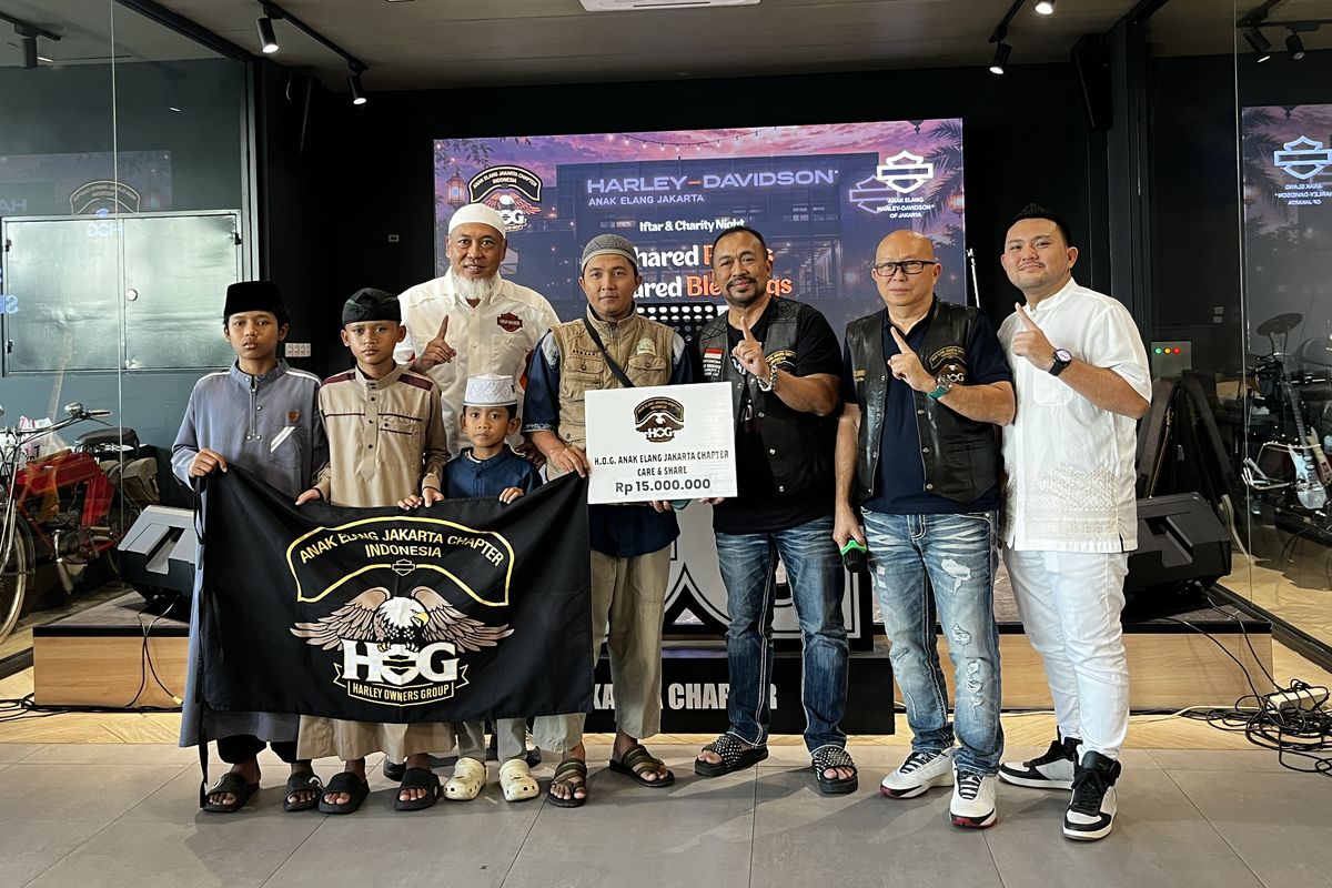 komunitas, HOG Anak Elang Jakarta Chapter, HOG Anak Elang Jakarta, Buka Puasa dan Berbagi dengan Anak Yatim