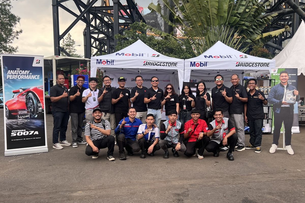 pelumas, Bridgestone Indonesia, Mobil Lubricants, Ban Bridgestone, Kolaborasi Merek Pelumas dan Ban Hadirkan Layanan Baru