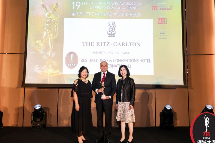 TTG China Travel Awards 2026, MICE, Hotel Bintang 5 Jakarta Sabet Penghargaan Pelayanan Bisnis dan MICE di China