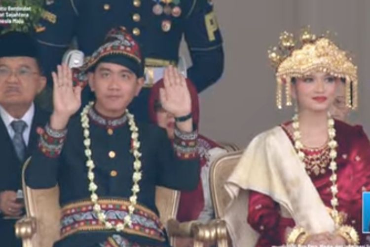 Gibran Rakabuming Raka, Selvi Ananda, 17 Agustus 2025, hut ke 80 ri, baju adat gayo, Upacara HUT ke-80 RI, Gibran Rakabuming Pakai Baju Adat Gayo