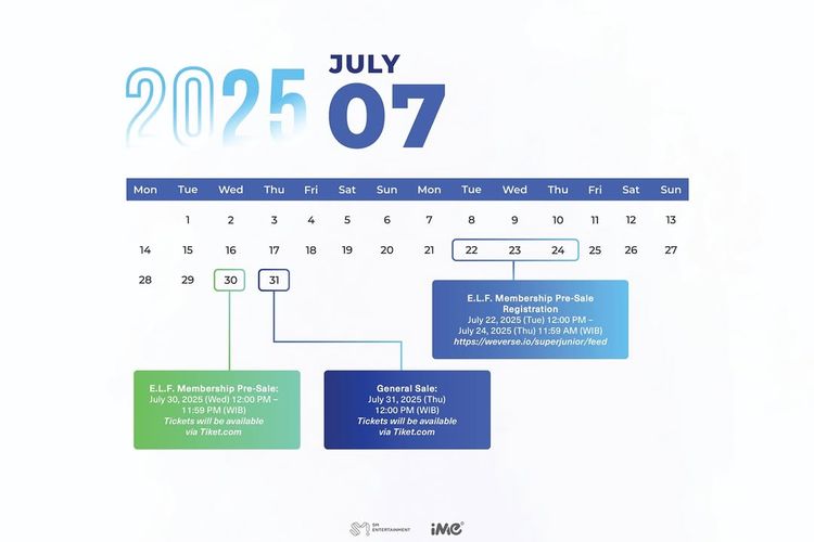 Super Junior, SUPER JUNIOR, Konser Super Junior, konser Super Junior, konser super junior 2025, harga tiket konser super junior 2025, harga tiket konser Super Junior di Jakarta, link tiket konser Super Junior di Jakarta, Super Junior Gelar Konser di Jakarta 13 September 2025, Harga Tiket Mulai Rp 1,9 Juta, Harga Tiket Konser Super Junior di Jakarta Mulai Rp 1,9 Juta, Jadwal Penjualan Tiket Konser Super Junior di Jakarta, Link Tiket: Dijual Eksklusif Melalui Tiket.com, Cara Daftar E.L.F Membership untuk Akses Presale, Konser Super Junior akan Digelar di ICE BSD