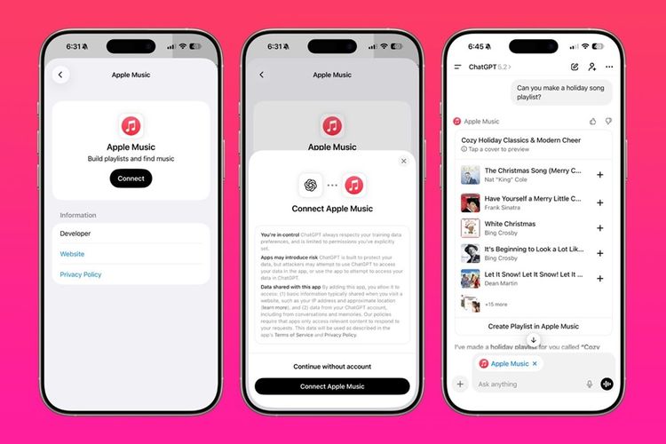 ChatGPT, Apple Music, Spotify, OpenAI, Apple Music Kini Terintegrasi ChatGPT, Ikuti Langkah Spotify
