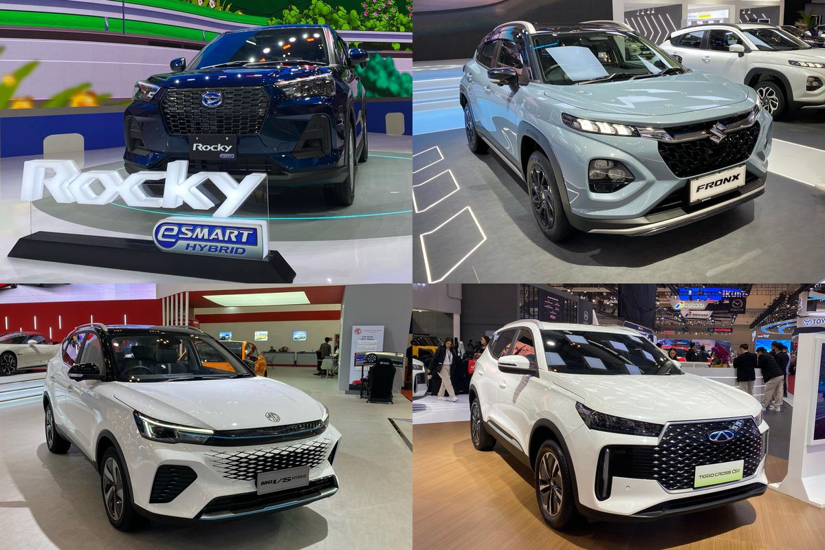 GIIAS, Daihatsu Rocky e-Smart Hybrid, Suzuki Fronx, MG VS HEV, Tiggo Cross, SUV ringkas hybrid, suzuki fronx, tiggo cross, GIIAS 2025, SUV Ringkas hybrid, Intip Kabin SUV Ringkas Hybrid Rocky, Fronx, MG VS dan Tiggo Cross