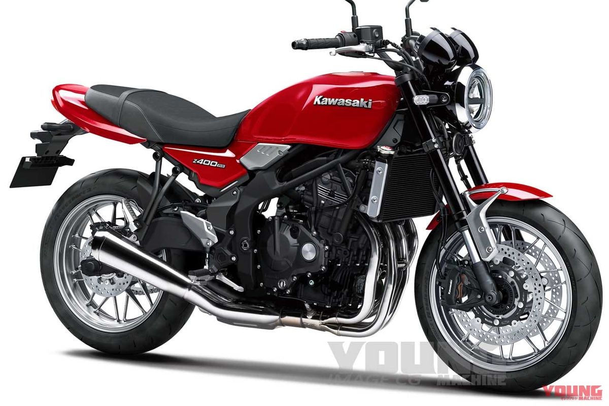 Kawasaki, motor klasik, motor retro, Kawasaki Z400RS, Retro klasik, Kawasaki Siapkan Z400RS, Motor Gaya Retro Mesin Empat Silinder