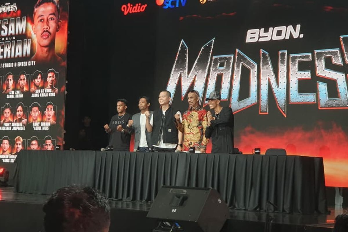 Tinju, kickboxing, boxing, Byon Combat, byon, Drama Panas Kksam vs Weerian di Konferensi Pers BYON Madness