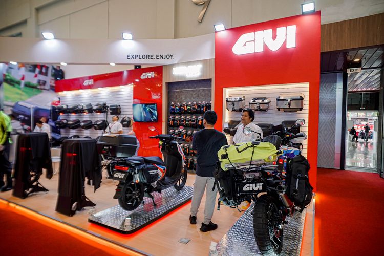 Box Motor, boks motor, Givi, IMOS 2025, GiviIndonesia, Pilihan Boks Motor Hadir di IMOS 2025