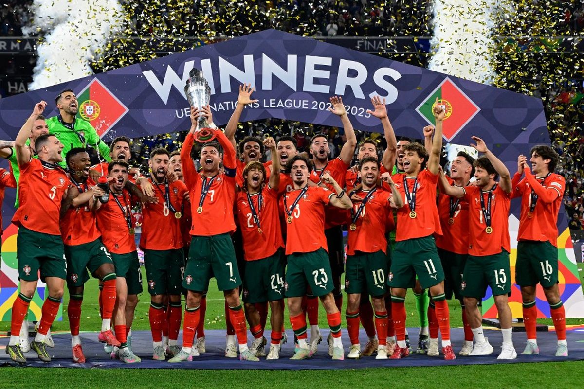 Timnas Spanyol, Cristiano Ronaldo, Timnas Portugal, UEFA Nations League, Portugal vs Spanyol, Hasil UEFA Nations League, timnas Portugal, Hasil Portugal Vs Spanyol, timnas spanyol, Portugal juara UEFA Nations League, Skor Portugal vs Spanyol, Cristiano Ronaldo 40 Tahun, Terus Jadi Teror bagi Timnas Spanyol