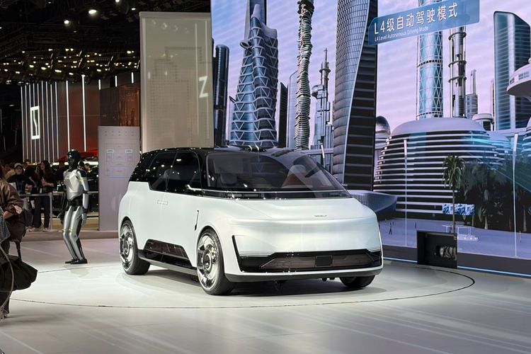 Geely, Robotaxi, Robotaxi Geely Debut Dunia di Beijing Auto Show 2026