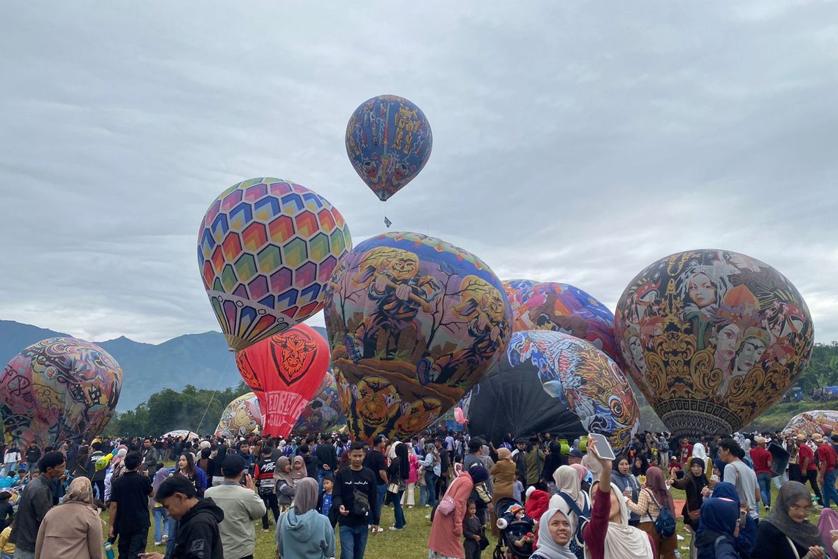 balon udara, festival, Wonosobo, Festival Balon Mulai Hiasi Langit Wonosobo pada Lebaran 2026
