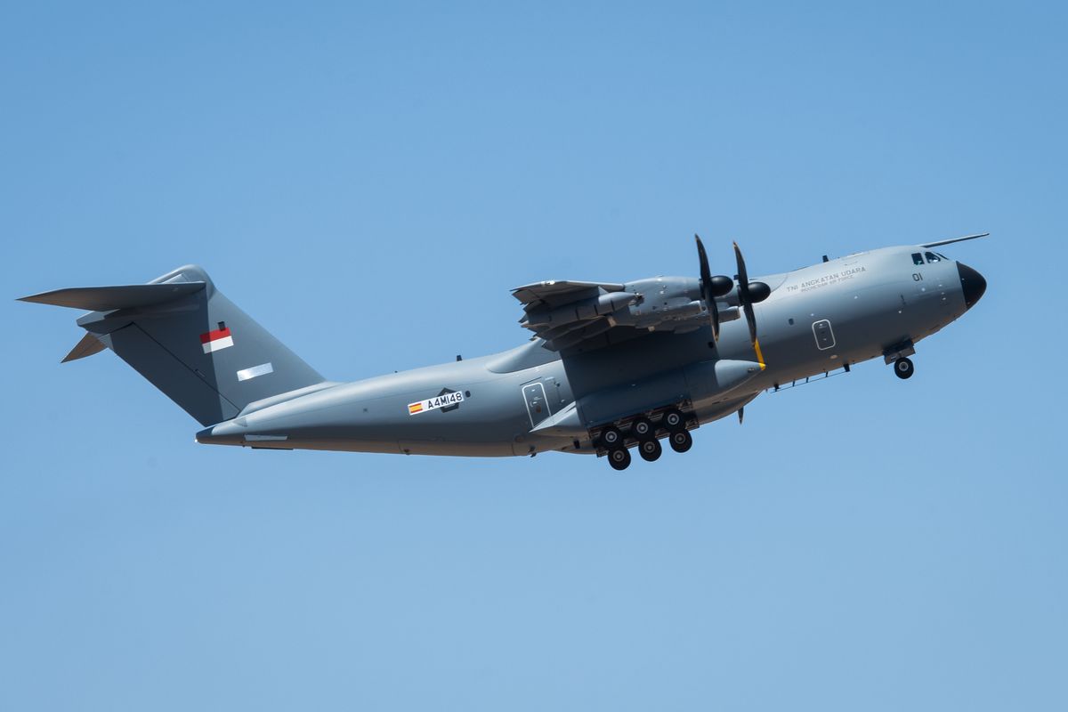 Airbus, A400M, TNI AU, Airbus A400M Pertama untuk TNI AU Sukses Terbang Perdana