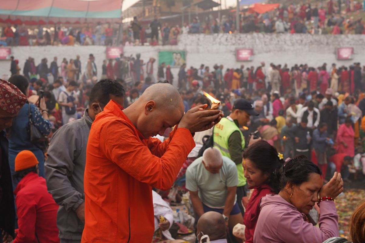 Hari Ibu, Mata Tirtha Aausi, Mata Tirtha Aausi, Hari Ibu di Nepal yang Bercampur dengan Budaya