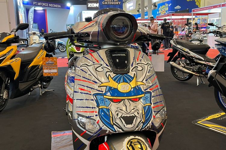 modifikasi, Dani Pedrosa, helm arai, Modifikasi Honda Giorno, pedrosa shogun, Modifikasi Honda Giorno Bertema Helm Balap Pedrosa Shogun