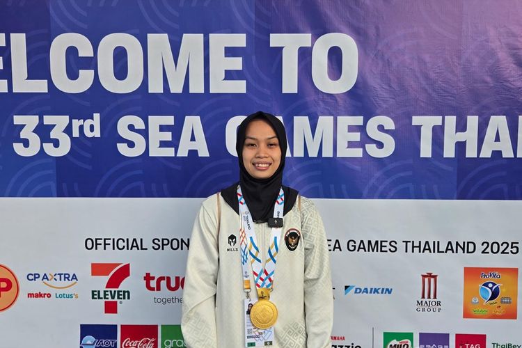 Luluk Diana Tri Wijayana, angkat besi, SEA Games, SEA Games 2025, SEA Games 2025, Kisah Luluk Raih Emas meski Ikat Pinggang Lepas