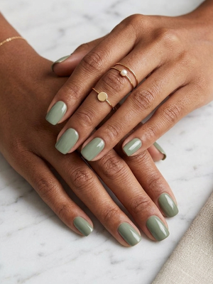 warna cat kuku, Rekomendasi 8 Warna Cat Kuku, Cocok untuk Semua Warna Kulit, 1. Sheer pink nude, 2. Milky beige, 3. Red-burgundy, 4. Muted navy, 5. Soft cerulean, 6. Black cherry, 7. Chocolate brown, 8. Sage green