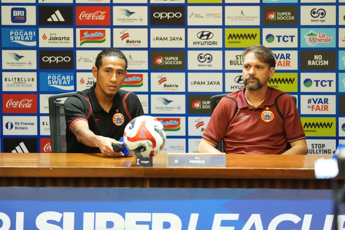 Persija, Persijap Jepara, Persija Jakarta, Super League 2025-2026, Mauricio Souza, Hanif Sjahbandi, Persija Vs Persijap, Macan Kemayoran Enggan Terselip Lagi