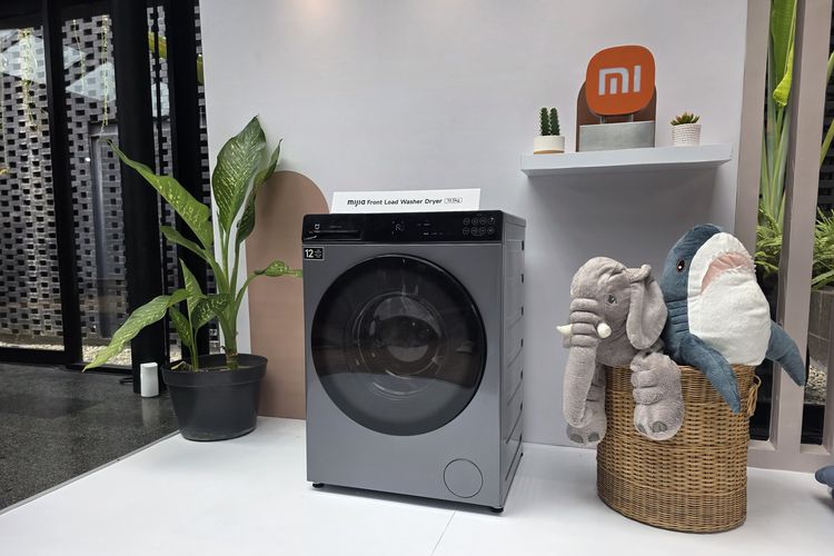 Xiaomi, mesin cuci, Mijia, Mijia Front Load Washer Dryer, Mijia Front Load Washer Dryer 10,5 Kg Resmi, Mesin Cuci Pintar Pertama Xiaomi di Indonesia