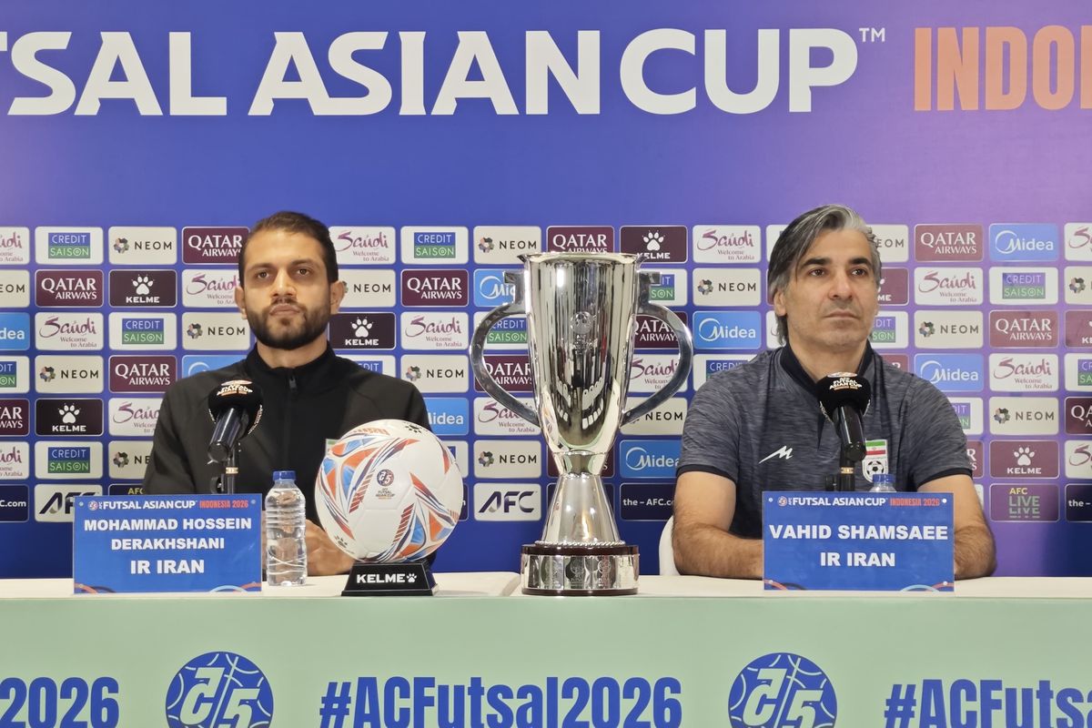 Iran, Vahid Shamsaei, Indonesia, AFC Futsal Asian Cup 2026, Pelatih Iran, Timnas Futsal Indonesia, Piala Asia Futsal 2026, Pelatih Iran Puji Timnas Futsal Indonesia Usai Final AFC Futsal Asian Cup 2026