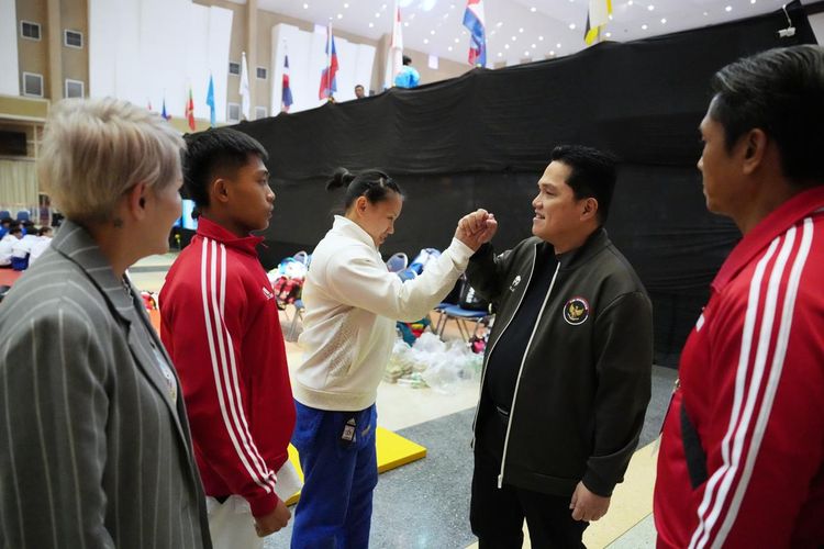 Erick Thohir, SEA Games 2025, Kemenpora, SEA Games 2025 Thailand, Beri Dukungan Langsung, Menpora Erick Thohir Ingatkan Soal Target Medali