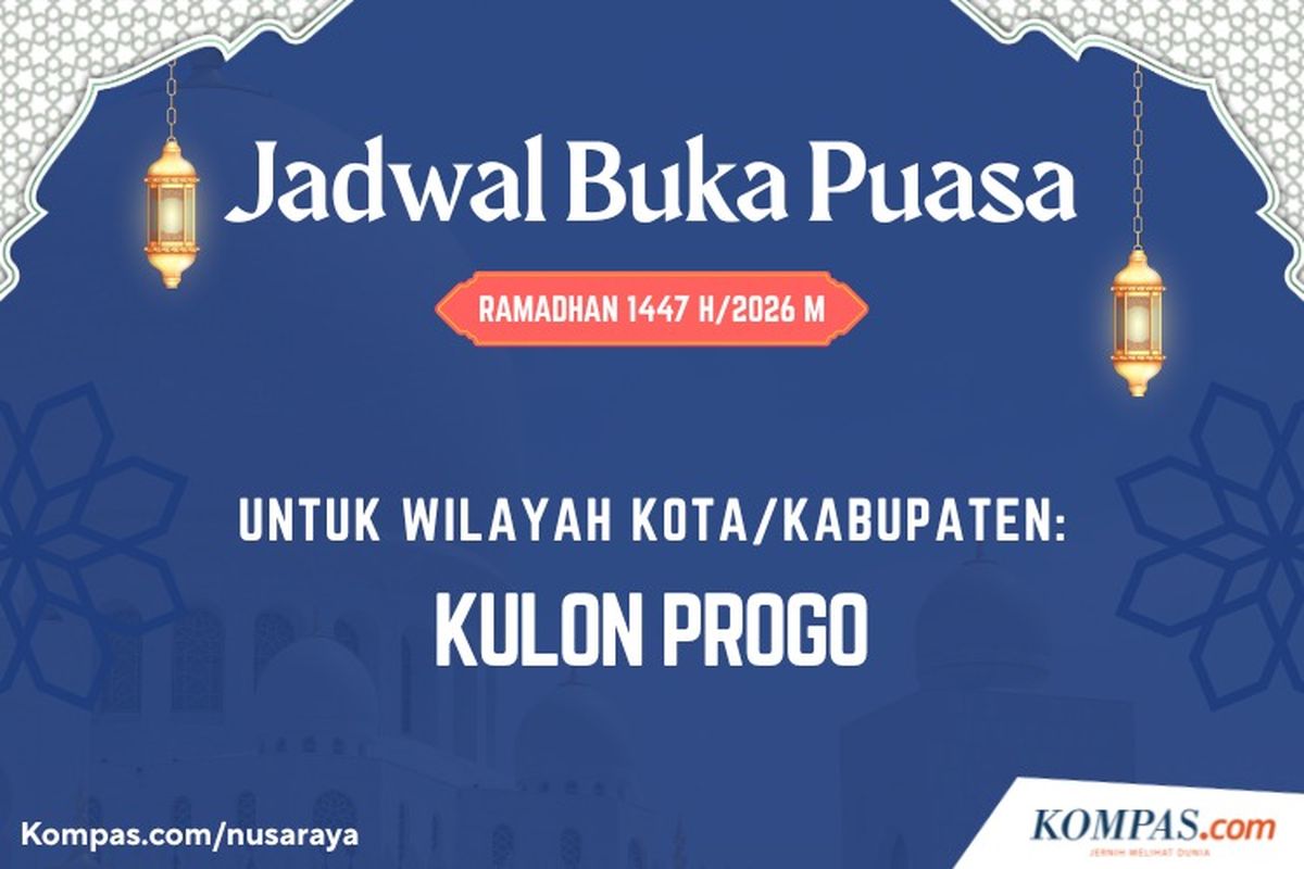 Kulon Progo, Jadwal Buka Puasa Kulon Progo Hari Ini 10 Maret 2026 Lengkap dengan Waktu Shalat