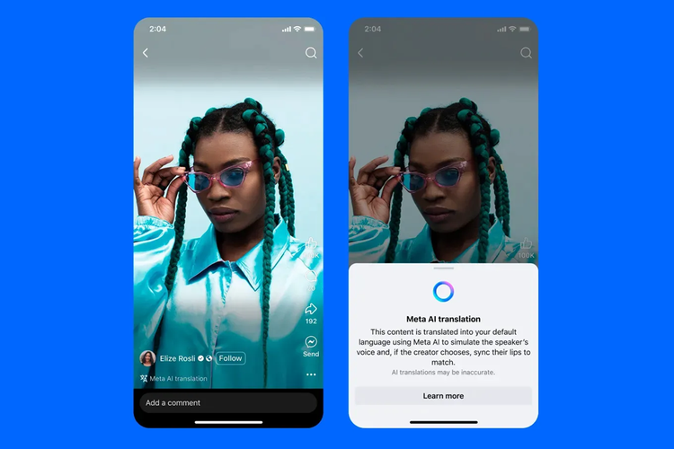 fitur baru, dubbing, lip sync, meta, Meta AI, Meta AI Translations, Instagram Punya Fitur yang Bisa Dubbing Reels Otomatis ke Bahasa Lain