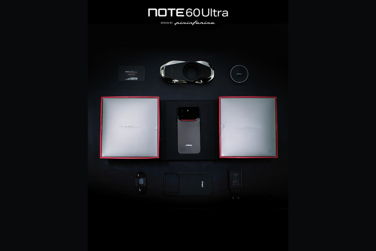 Infinix, Infinix Note 60 Ultra, HP Flagship Infinix Note 60 Ultra Pininfarina Resmi di Indonesia, Ini Harganya