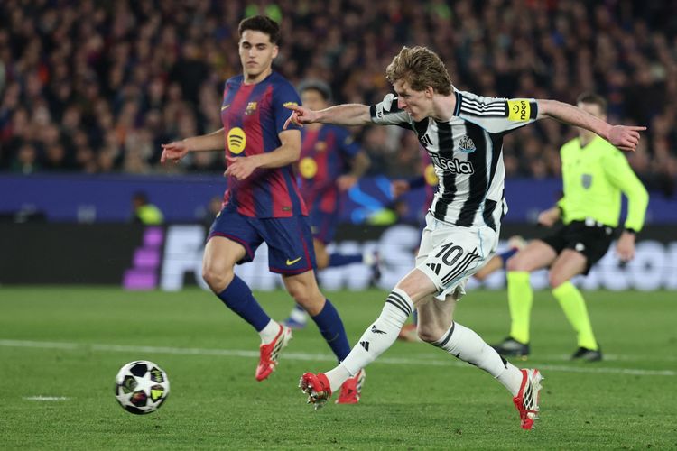 Barcelona, Newcastle, Liga Spanyol, Transfer Gordon, Anthony Gordon, Gordon Akui Dapat Banyak Info dari Marcus Rashford tentang Barcelona