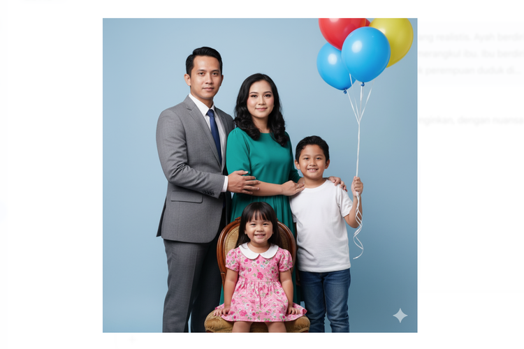 Gemini AI foto studio, foto studio Gemini AI, Gemini AI foto studio bareng keluarga, Gemini AI foto studio dengan keluarga, Teks Gemini AI foto studio dengan keluarga, Prompt Gemini aI foto studio bareng keluarga, 20 Contoh Prompt Gemini AI Foto Studio Bareng Keluarga, Menarik Dicoba