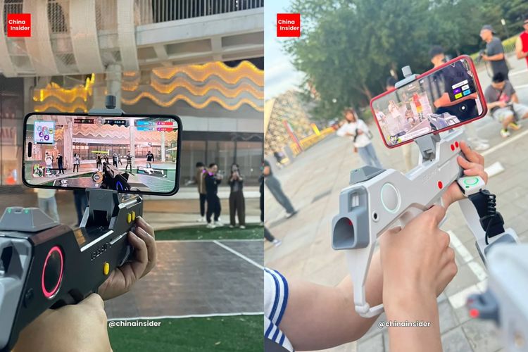 Gen Z, game, PUBG, Seru Banget, Gen Z China Main PUBG di Dunia Nyata Pakai AR