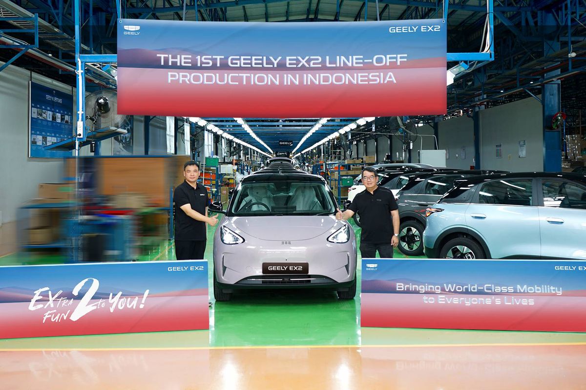 Geely, Starray EM-i, Geely EX5, Handal Indonesia Motor, Geely Auto Indonesia, Geely EX2, Geely Mulai Rakit Lokal Mobil Listrik EX2