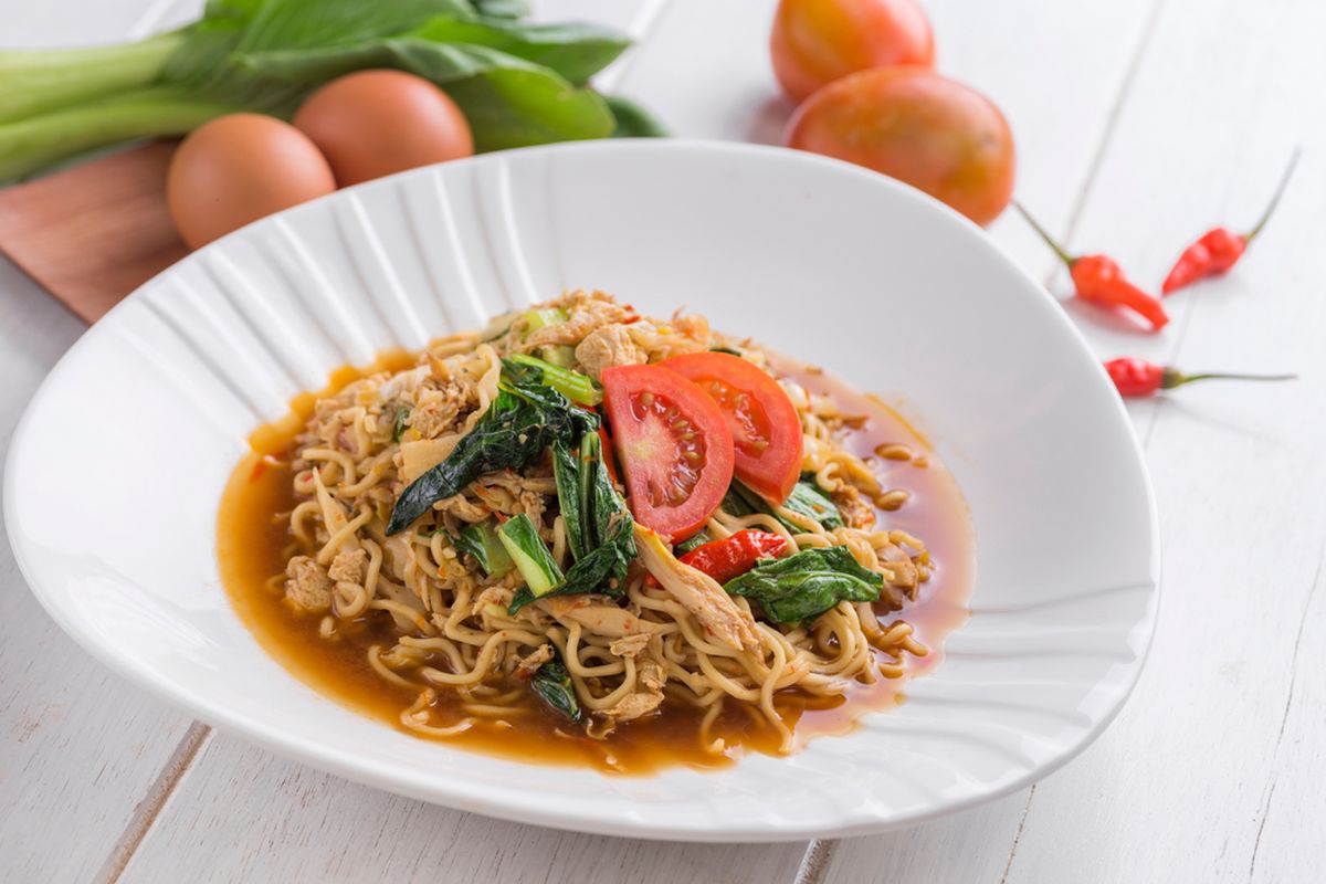 resep mi tek tek kuah, Resep Mi Tek Tek Kuah Pedas Gurih, Mirip Buatan Abang Gerobak