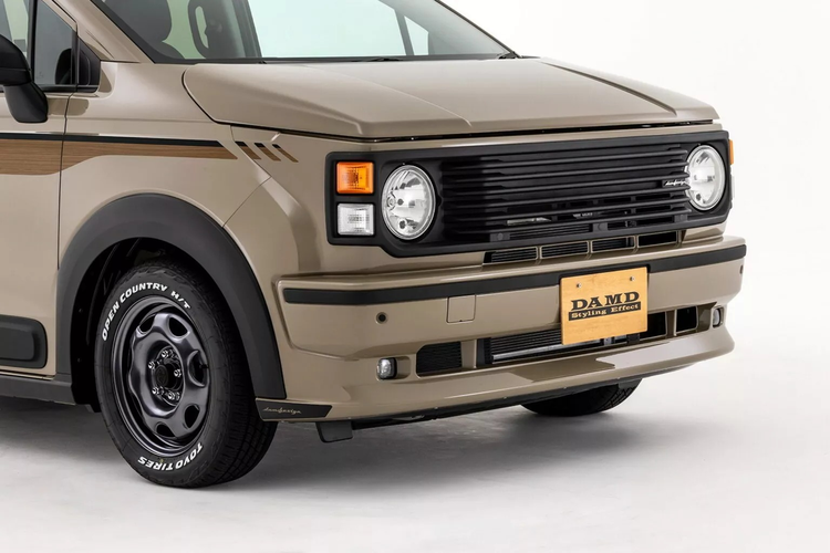 Damd, Amerika, bodykit, retro, Modifikasi Honda Freed, Tampil Retro Gaya Amerika