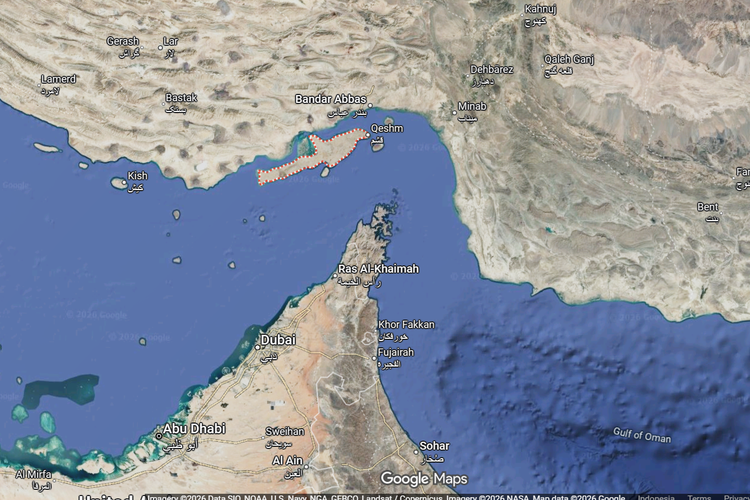 kabel internet, Selat Hormuz, Iran, tol digital, 
