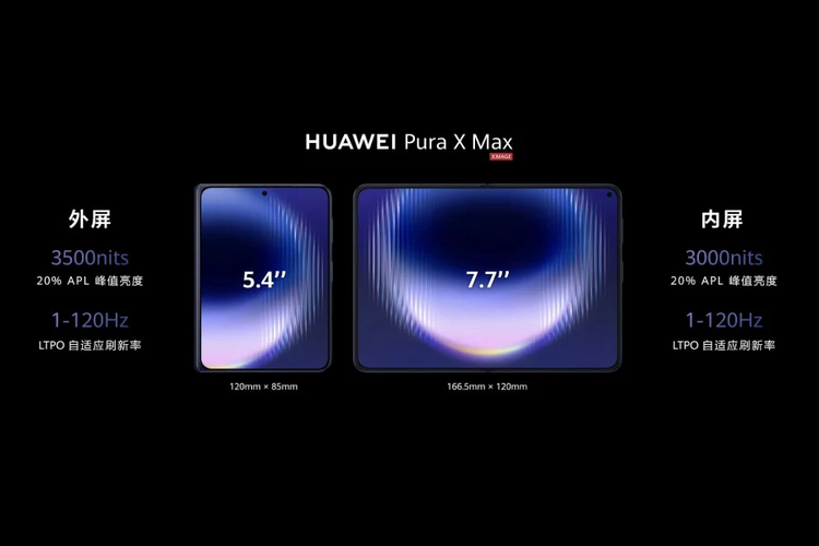 Pura X, wide foldable, ponsel lipat, Huawei, Huawei Pura X Max, Huawei Rilis Pura X Max, HP Lipat dengan Layar Lebar dan Stylus